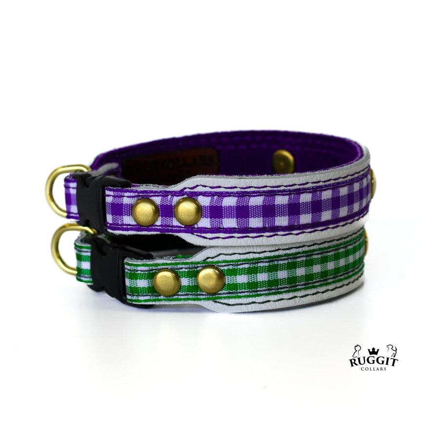 Cat Collar personalized ribbon/suede from chart)